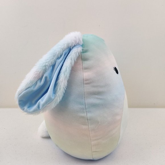 Squishmallow Wu Bunny Rabbit Soft Pastel Rainbow Ombre Easter Plush 12" Inch - Picture 4 of 7
